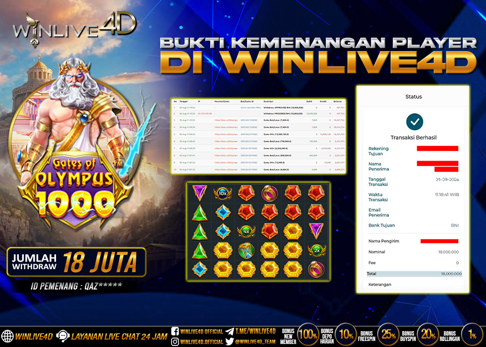 WINLIVE4D JACKPOT OLYMPUS