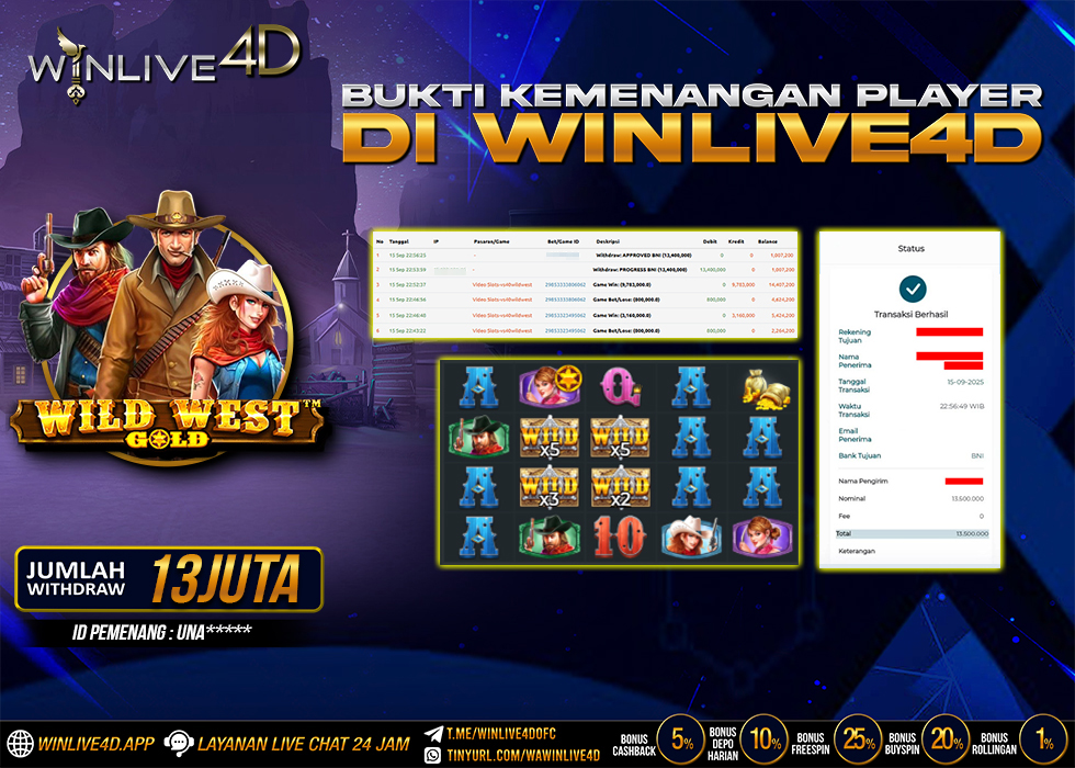 WINLIVE4D JACKPOT WWG-15-9-25.,- LUNAS