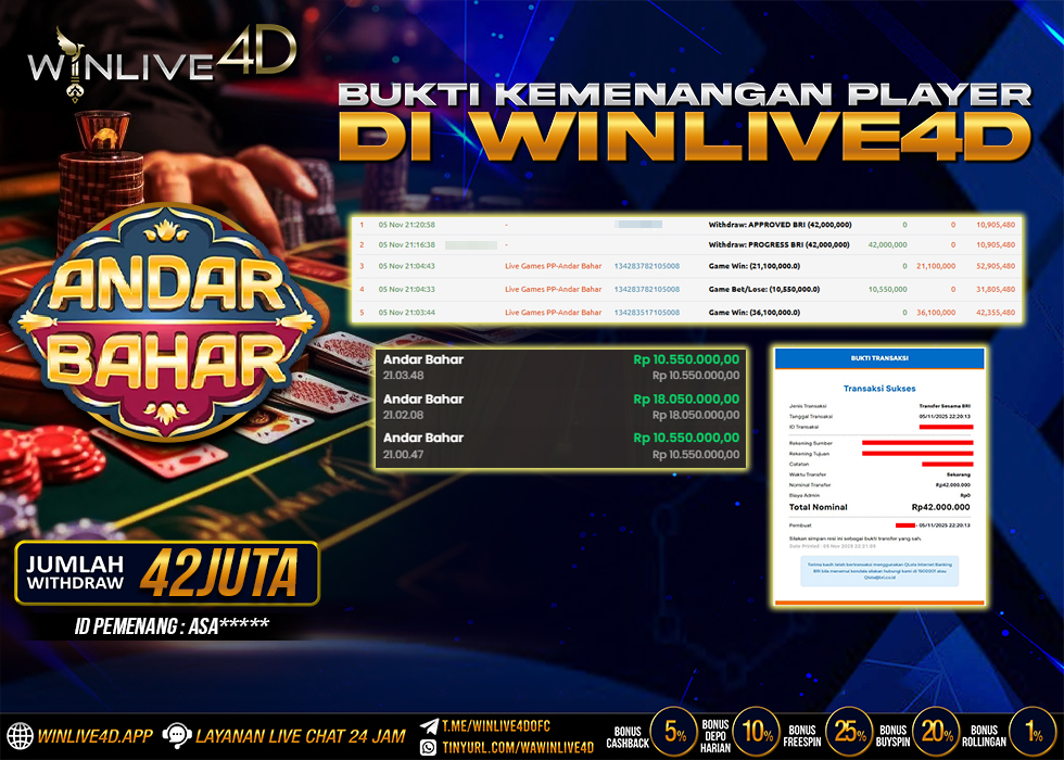 WINLIVE4D JACKPOT.,- LUNAS