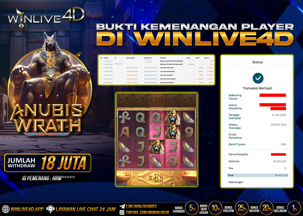 WINLIVE4D JACKPOT anubis-wrath-21-8-25.,- LUNAS