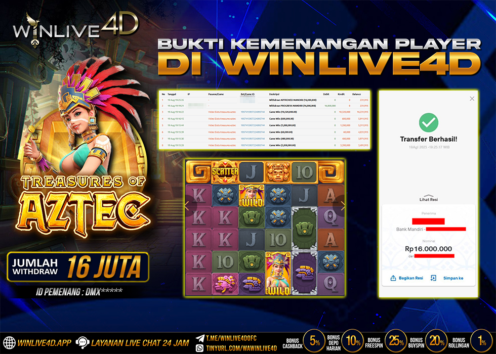 WINLIVE4D JACKPOT aztec-19-8-25.,- LUNAS