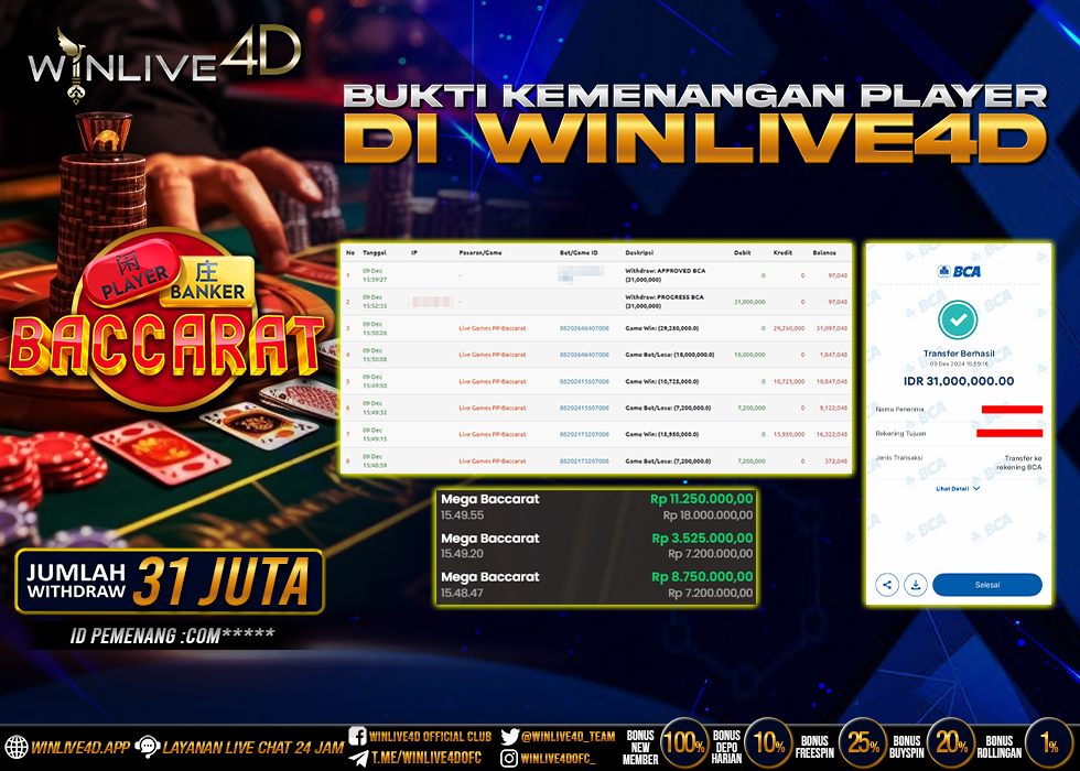 WINLIVE4D JACKPOT baccarat-9-12-24.,- LUNAS