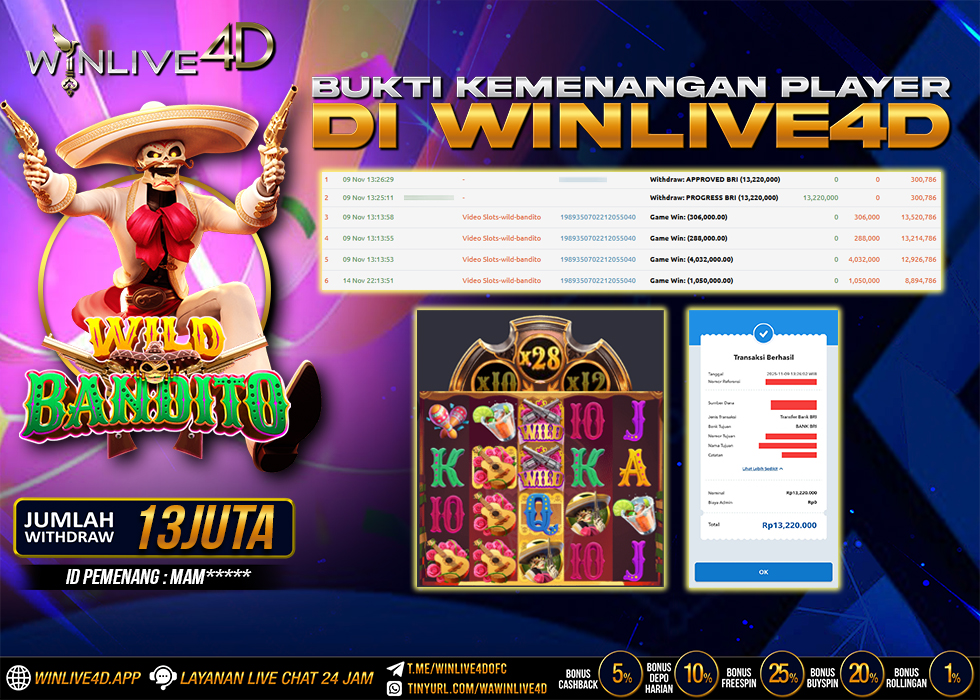 WINLIVE4D JACKPOT.,- LUNAS
