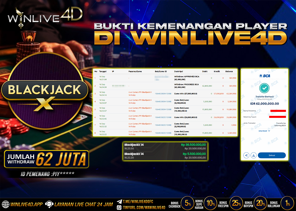 WINLIVE4D JACKPOT blackjack-16-9-25.,- LUNAS