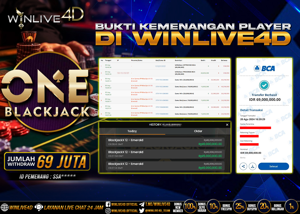 WINLIVE4D JACKPOT blackjack-20-8-24.,- LUNAS