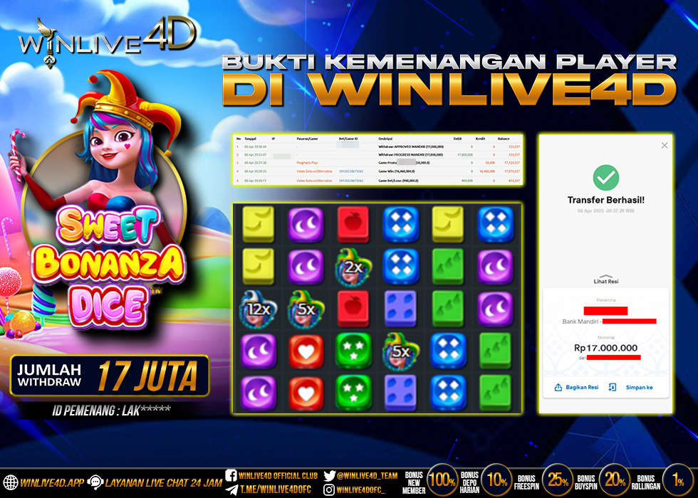 WINLIVE4D JACKPOT bonanza-dice-8-4-25.,- LUNAS
