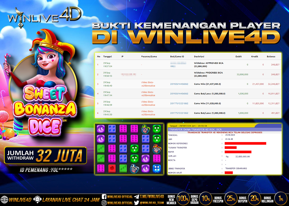 WINLIVE4D JACKPOT bonanza-dice-29-9-24.,- LUNAS