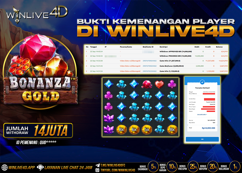 WINLIVE4D JACKPOT.,- LUNAS