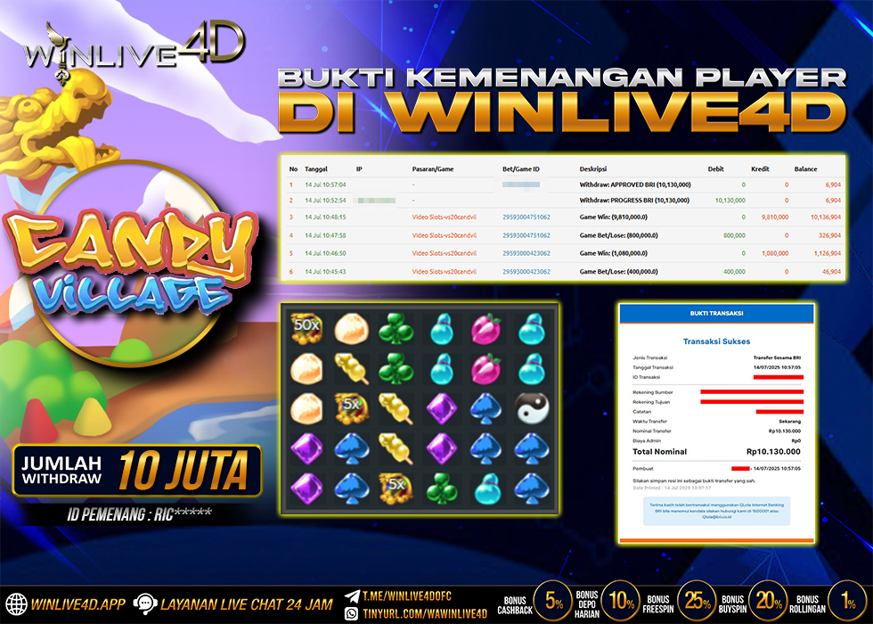 WINLIVE4D JACKPOT candy-village-14-7-25.,- LUNAS