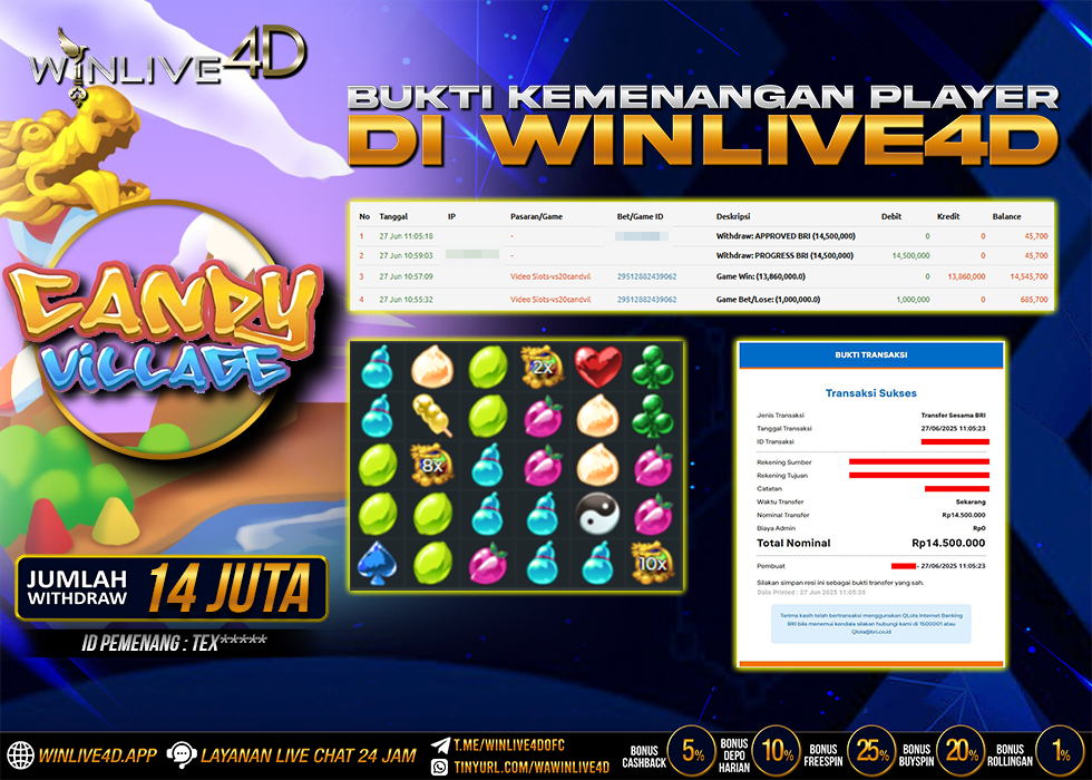 WINLIVE4D JACKPOT candy-village-27-6-25.,- LUNAS