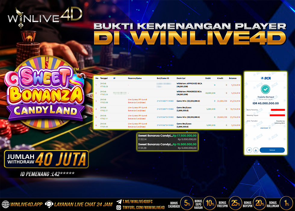 WINLIVE4D JACKPOT.,- LUNAS