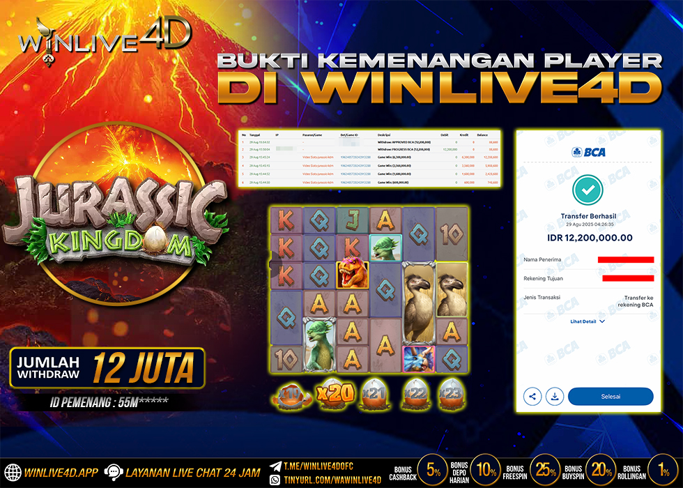 WINLIVE4D JACKPOT jurassic-kingdom-29-8-25.,- LUNAS