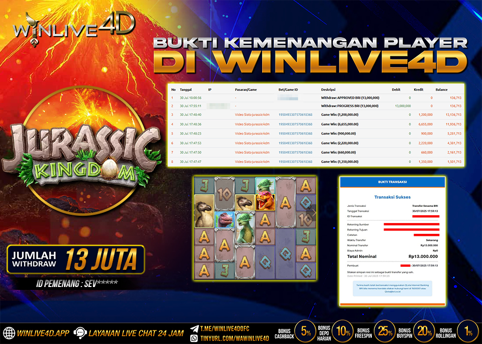 WINLIVE4D JACKPOT jurassic-kingdom-30-7-25.,- LUNAS