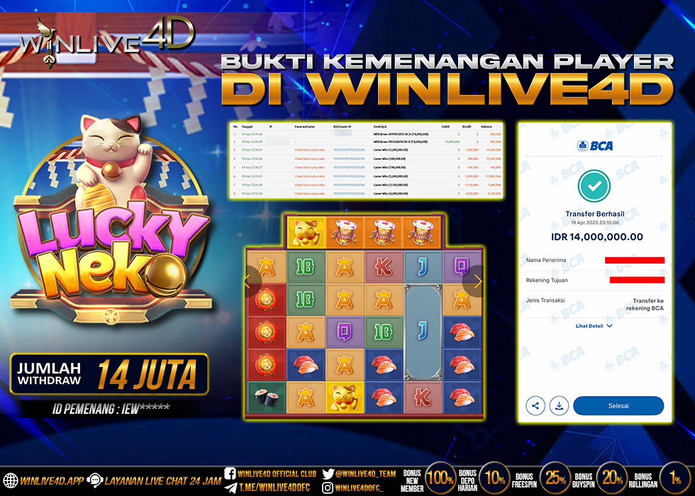 WINLIVE4D JACKPOT lucky-neko-19-4-25.,- LUNAS