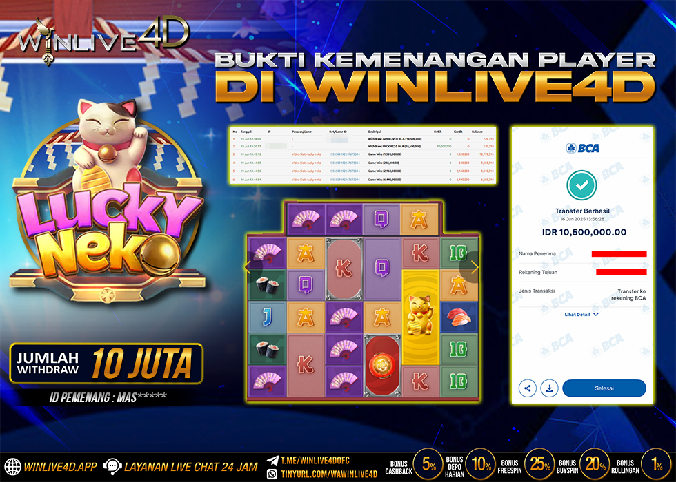 WINLIVE4D JACKPOT lucky-neko-19-6-25.,- LUNAS
