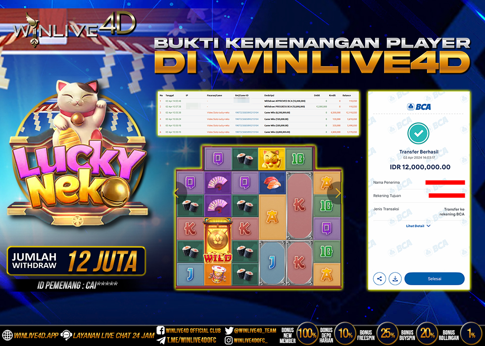WINLIVE4D JACKPOT lucky-neko-2-4-25.,- LUNAS