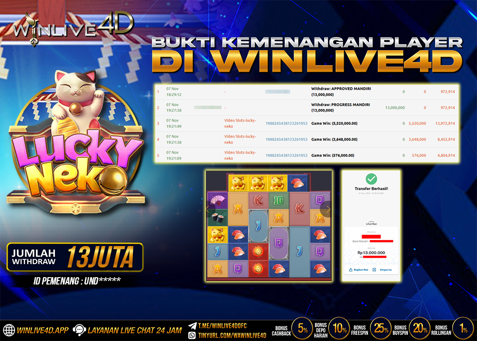 WINLIVE4D JACKPOT.,- LUNAS