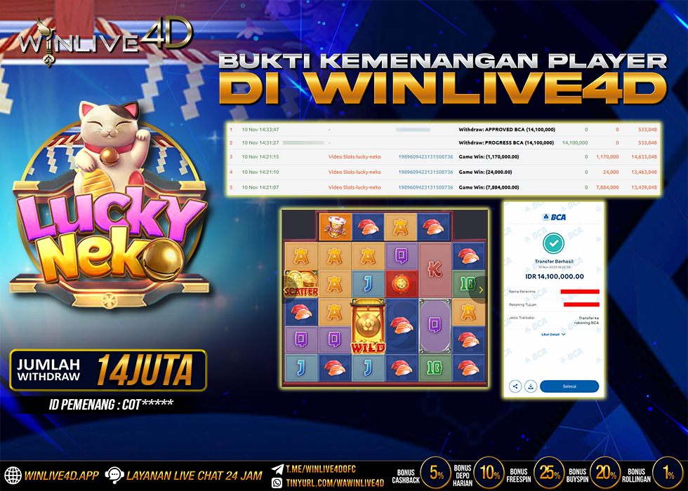 WINLIVE4D JACKPOT.,- LUNAS