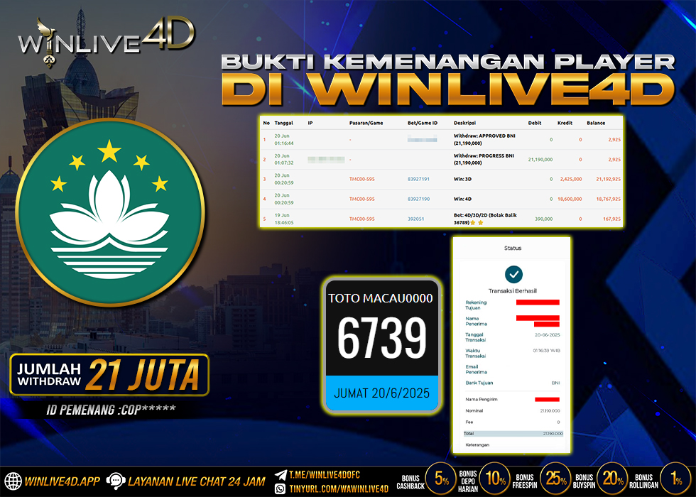 WINLIVE4D JACKPOT macau00-20-6-25.,- LUNAS