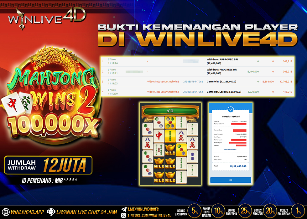 WINLIVE4D JACKPOT.,- LUNAS