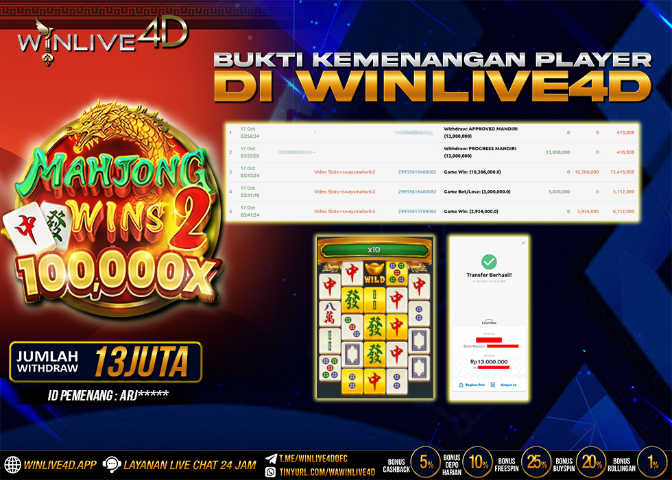 WINLIVE4D JACKPOT.,- LUNAS