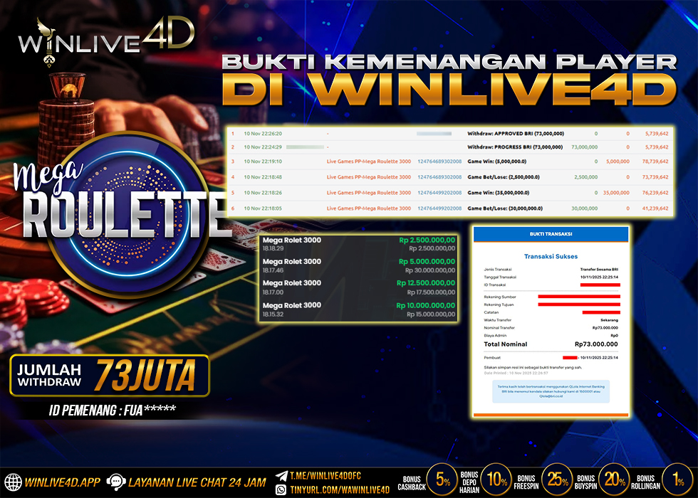 WINLIVE4D JACKPOT.,- LUNAS
