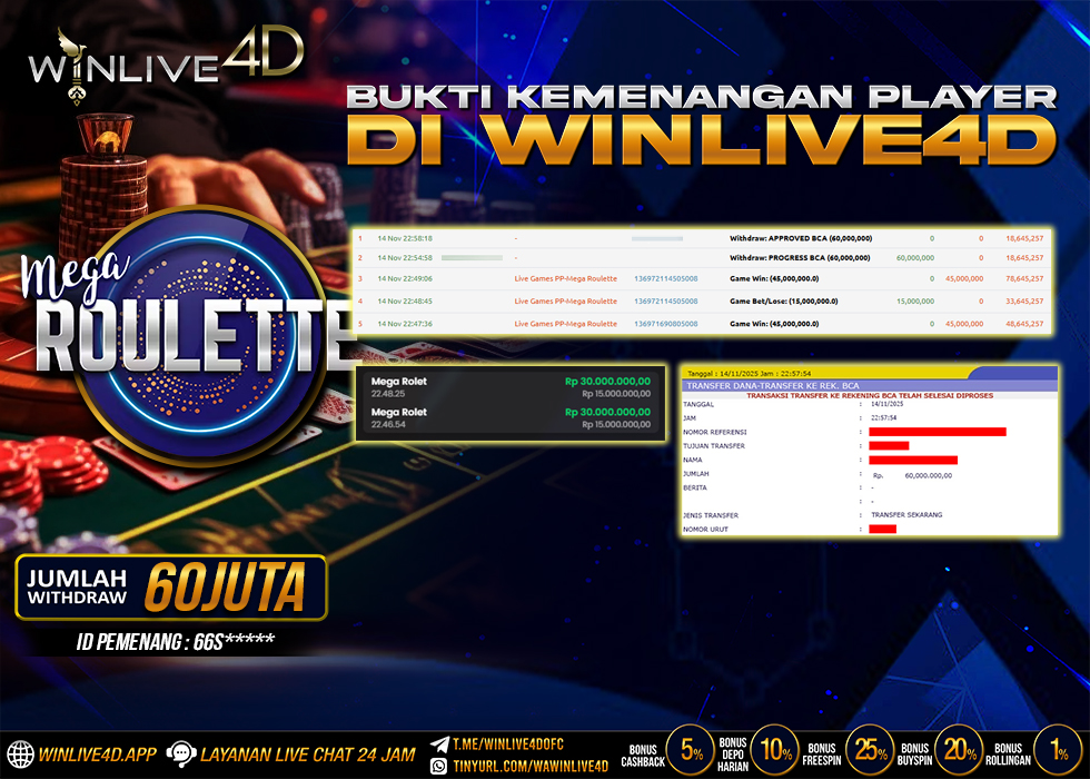 WINLIVE4D JACKPOT.,- LUNAS