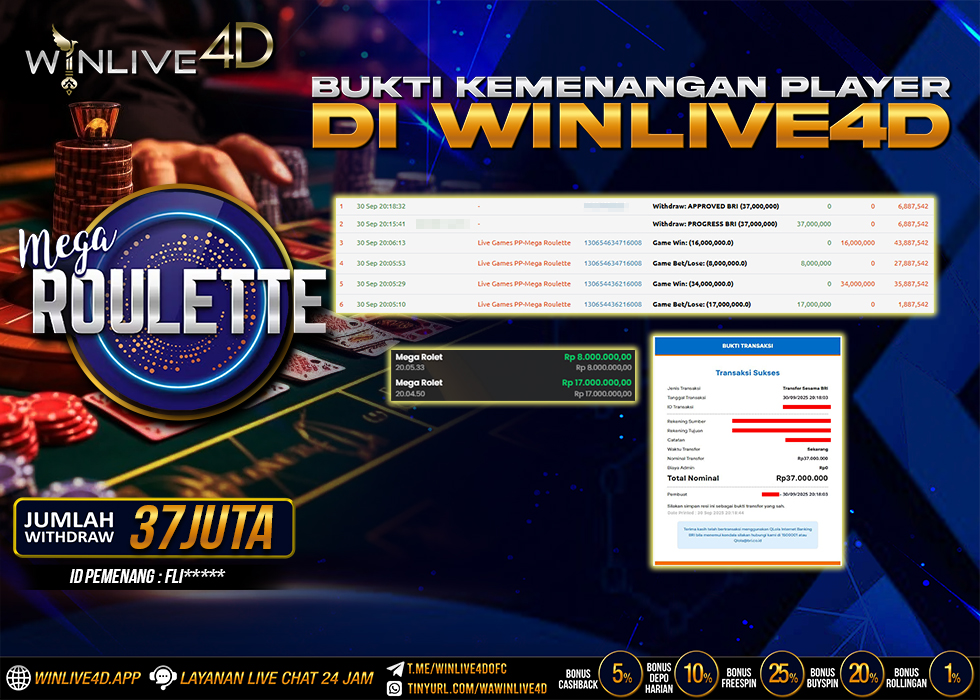 WINLIVE4D JACKPOT.,- LUNAS