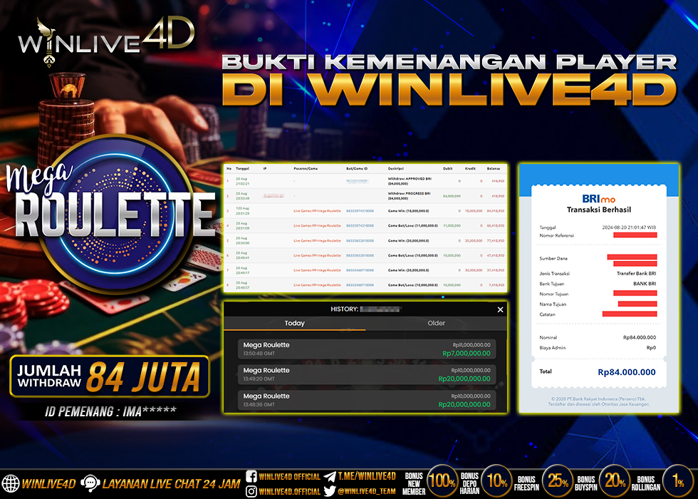 WINLIVE4D JACKPOT mega-roullete-20-8-24.,- LUNAS