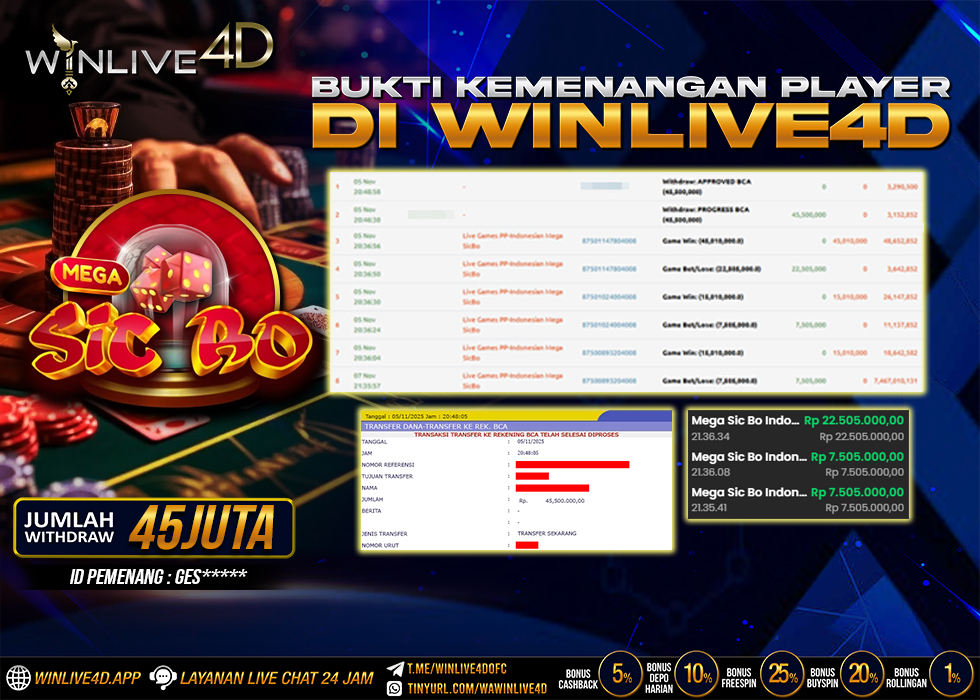 WINLIVE4D JACKPOT.,- LUNAS