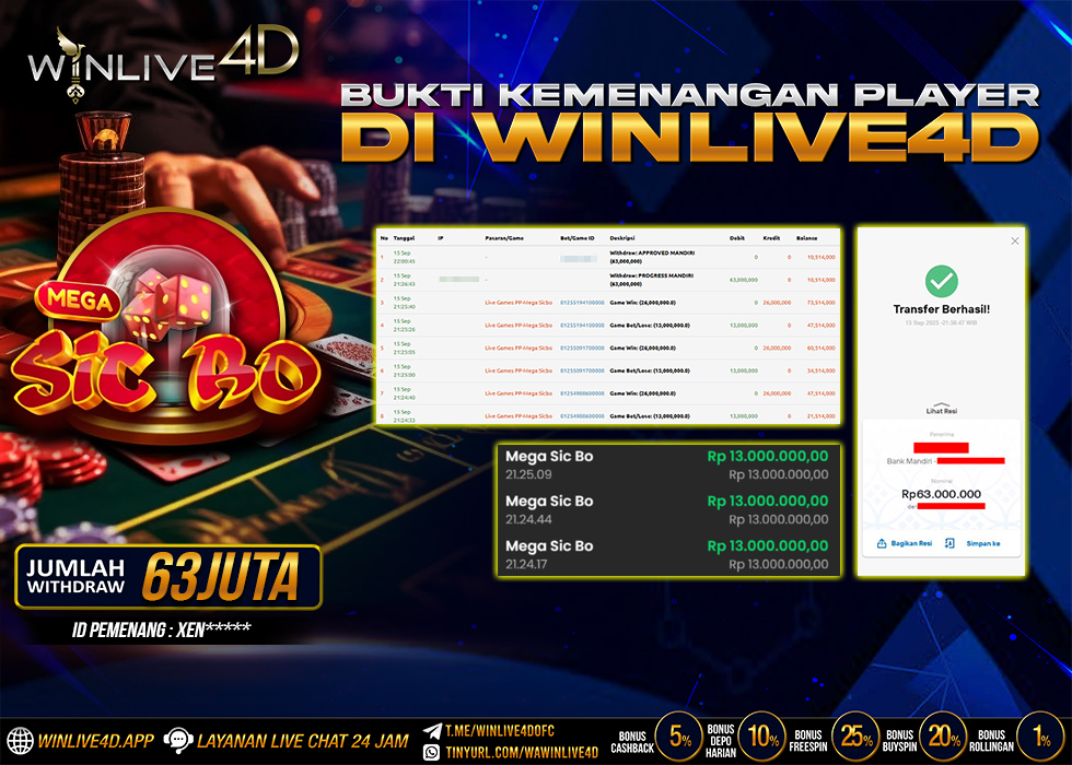 WINLIVE4D JACKPOT mega-sicbo-15-9-25.,- LUNAS
