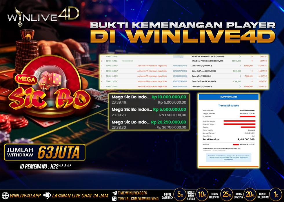 WINLIVE4D JACKPOT.,- LUNAS
