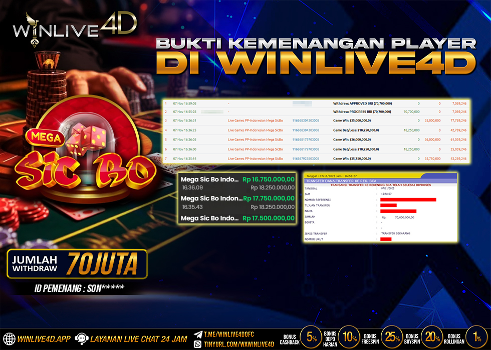 WINLIVE4D JACKPOT.,- LUNAS