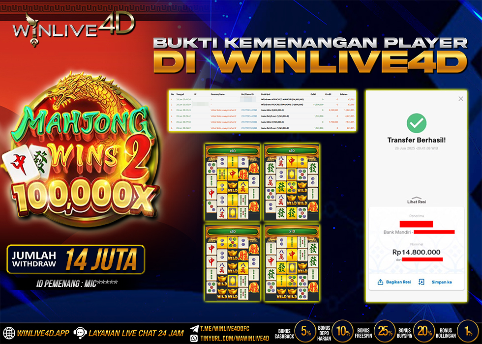 WINLIVE4D JACKPOT mj-28-6-25.,- LUNAS