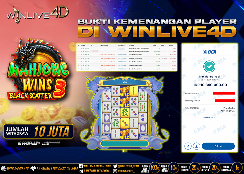 WINLIVE4D JACKPOT mj3-25-1-25.,- LUNAS