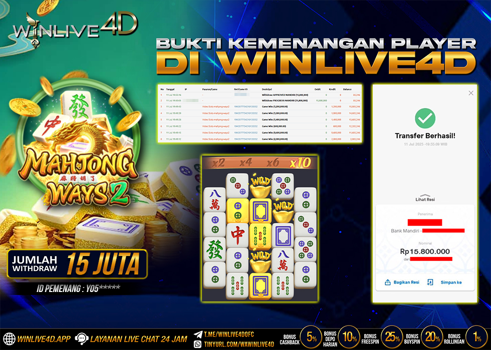 WINLIVE4D JACKPOT mw2-11-7-25.,- LUNAS