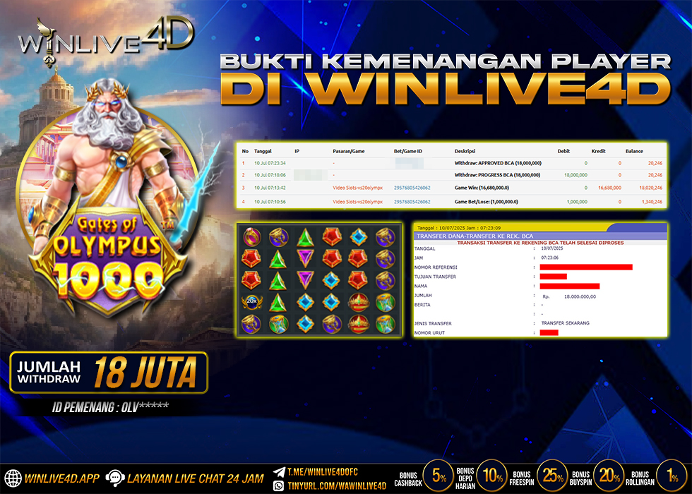 WINLIVE4D JACKPOT olympus-1000-10-7-25.,- LUNAS