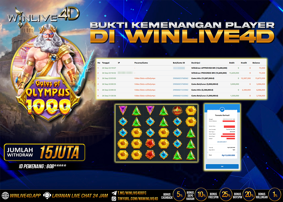 WINLIVE4D JACKPOT.,- LUNAS