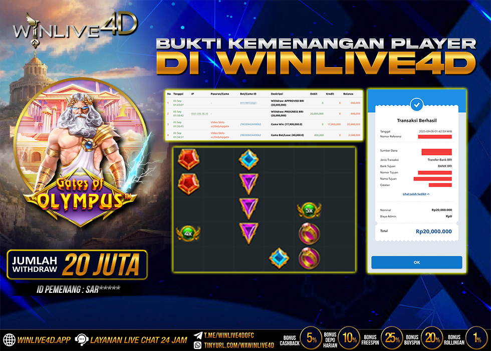 WINLIVE4D JACKPOT olympus-5-9-25.,- LUNAS