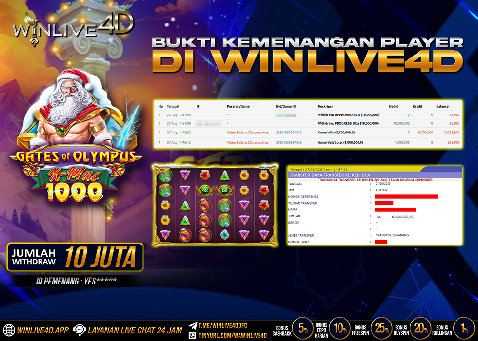 WINLIVE4D JACKPOT olympus-xmas-27-8-25.,- LUNAS