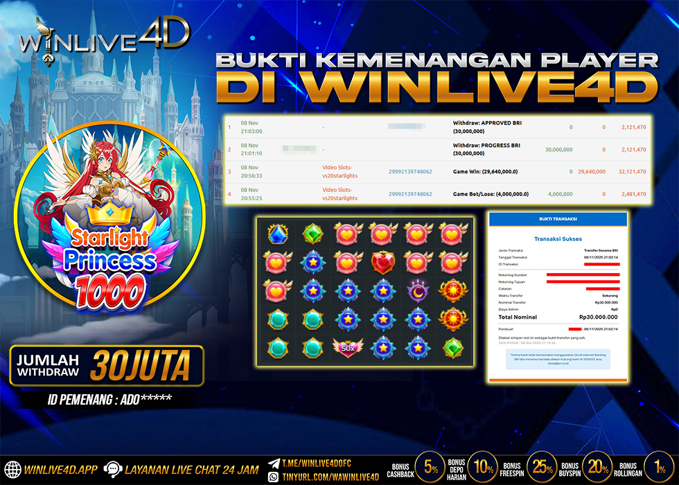 WINLIVE4D JACKPOT.,- LUNAS