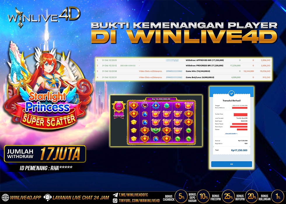 WINLIVE4D JACKPOT.,- LUNAS