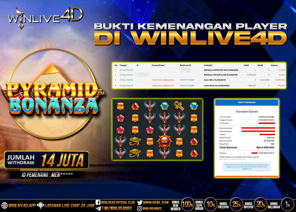 WINLIVE4D JACKPOT pyramid-bonanza-27-5-25.,- LUNAS