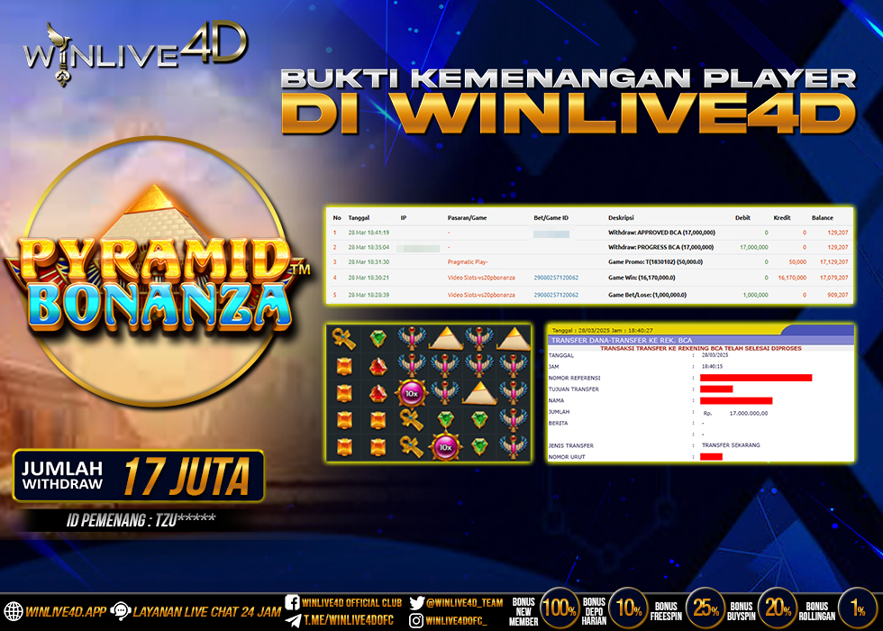 WINLIVE4D JACKPOT pyramid-bonanza-28-3-25.,- LUNAS