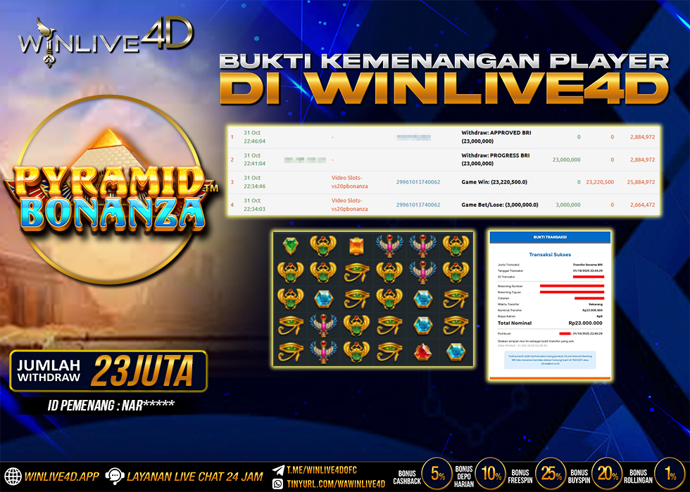 WINLIVE4D JACKPOT.,- LUNAS