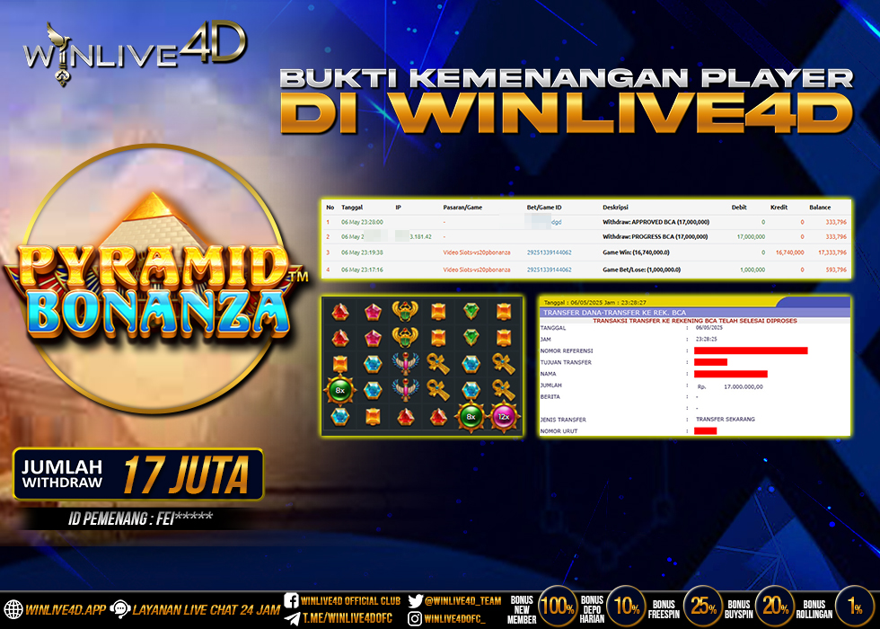 WINLIVE4D JACKPOT pyramid-bonanza-6-5-23.,- LUNAS