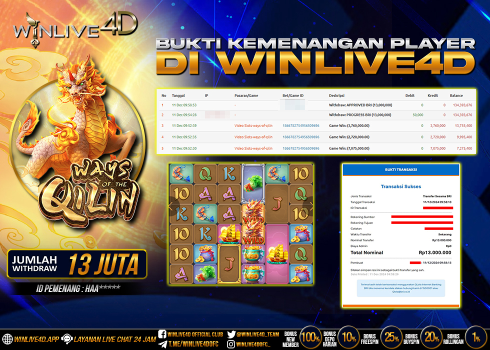 WINLIVE4D JACKPOT qilin-11-12-24.,- LUNAS
