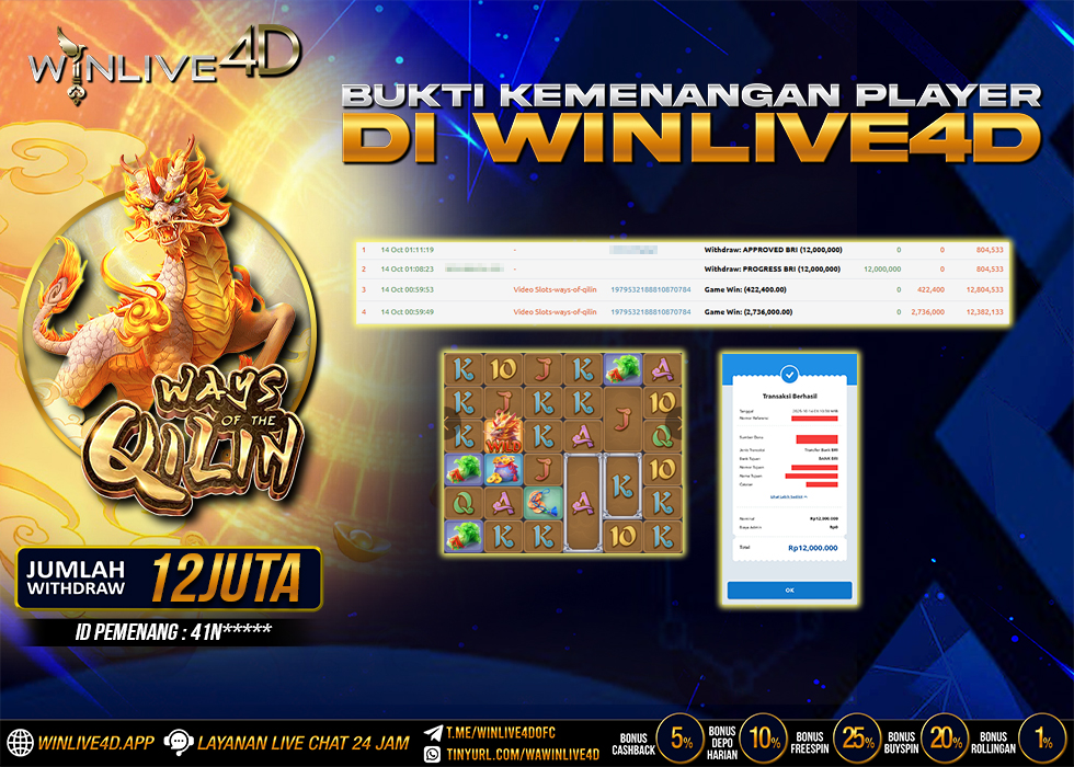WINLIVE4D JACKPOT.,- LUNAS