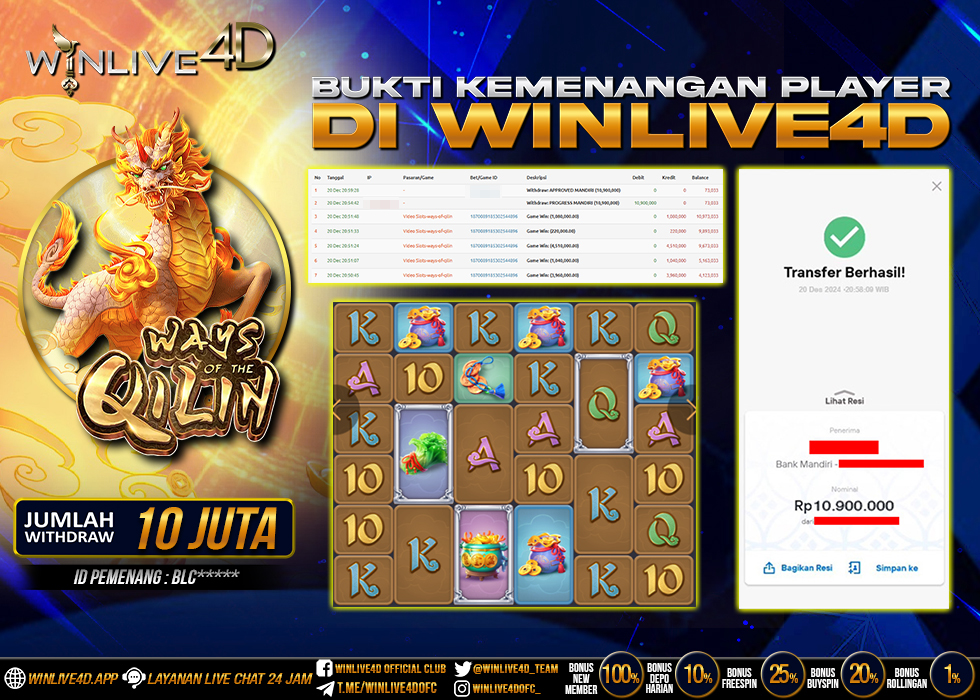 WINLIVE4D JACKPOT qilin-20-12-24,- LUNAS