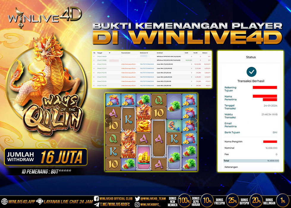 WINLIVE4D JACKPOT qilin-24-1-25.,- LUNAS